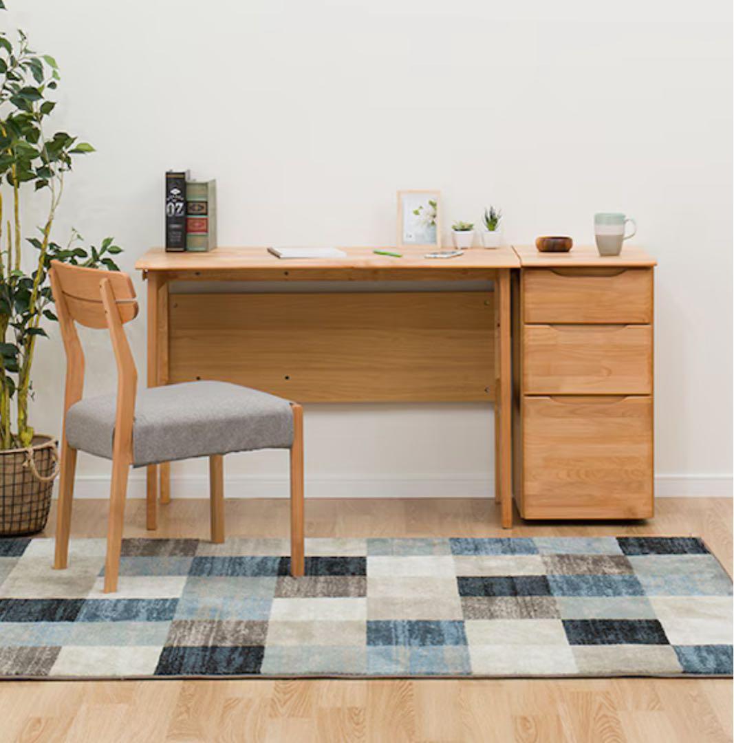 8月4日まで＊スリムデスク(アルナス) 楽天市場】[幅100cm]スリムデスク (アルナス LBR) ニトリ 【玄関先迄