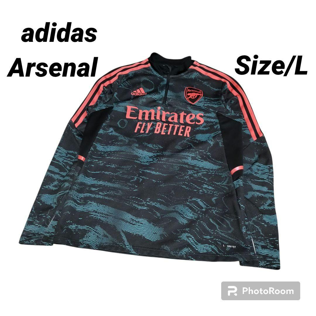 アディダス adidas アーセナル ハーフジップ スウェット ジャージ 長袖 adidas アーセナル オリジナルス ハーフジップトップ(レッド) DD074