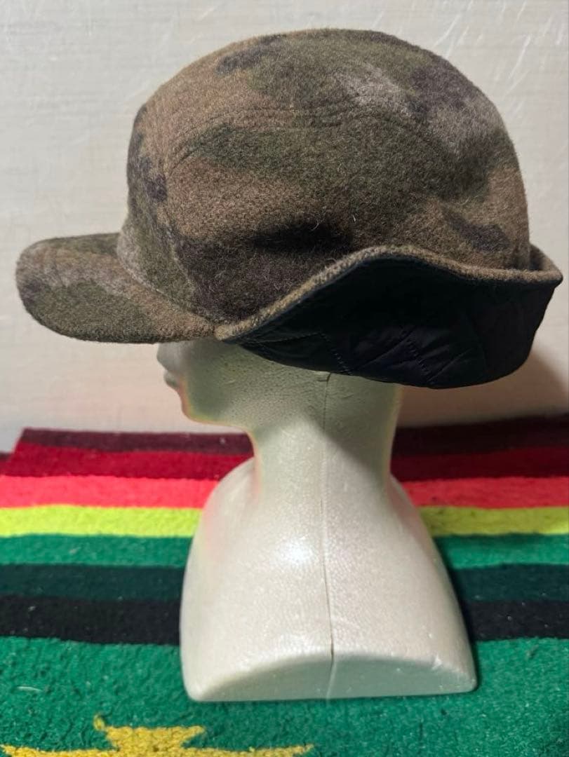 極美品 L.L.Bean エルエルビーン フライトキャップ 迷彩 XLサイズ