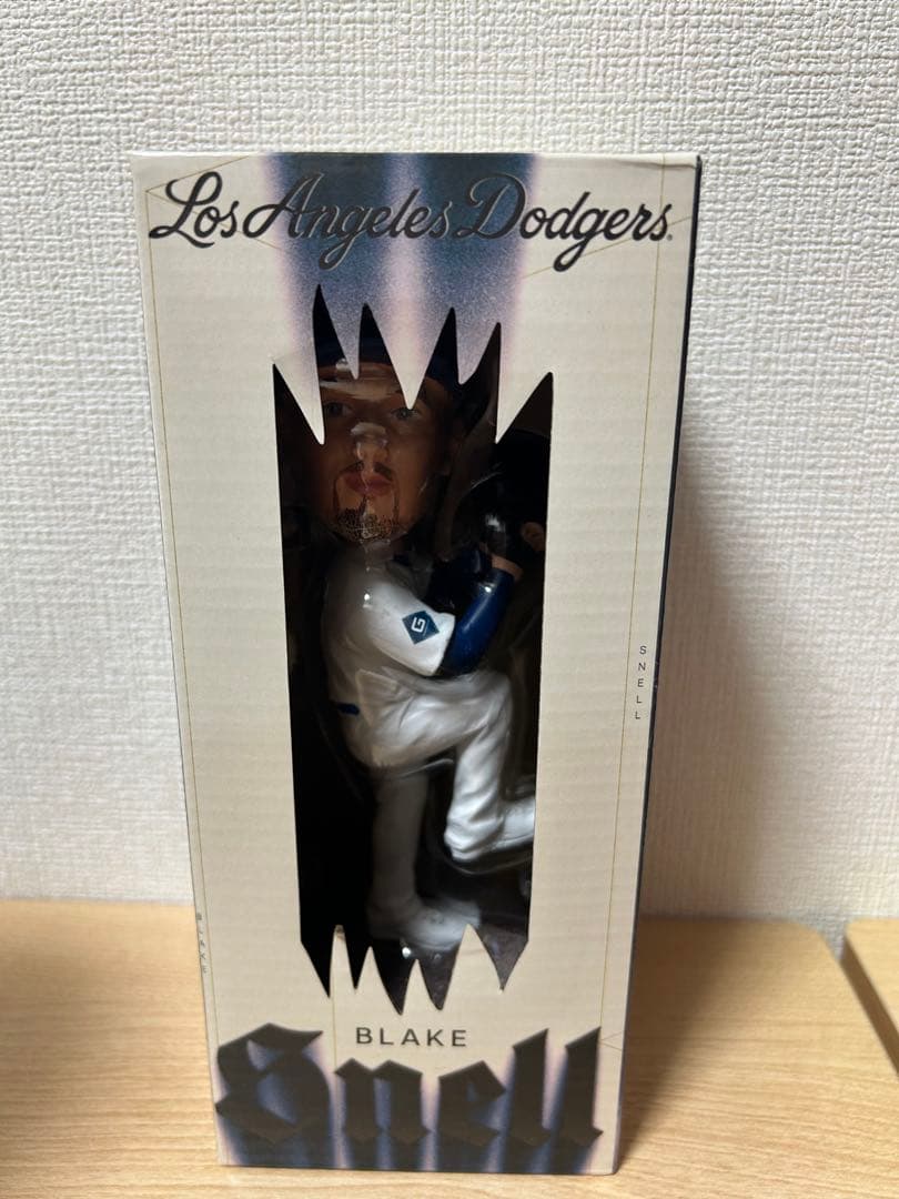 6/16ドジャースタジアム限定配布 ブレイク・スネル投手ボブルヘッド人形