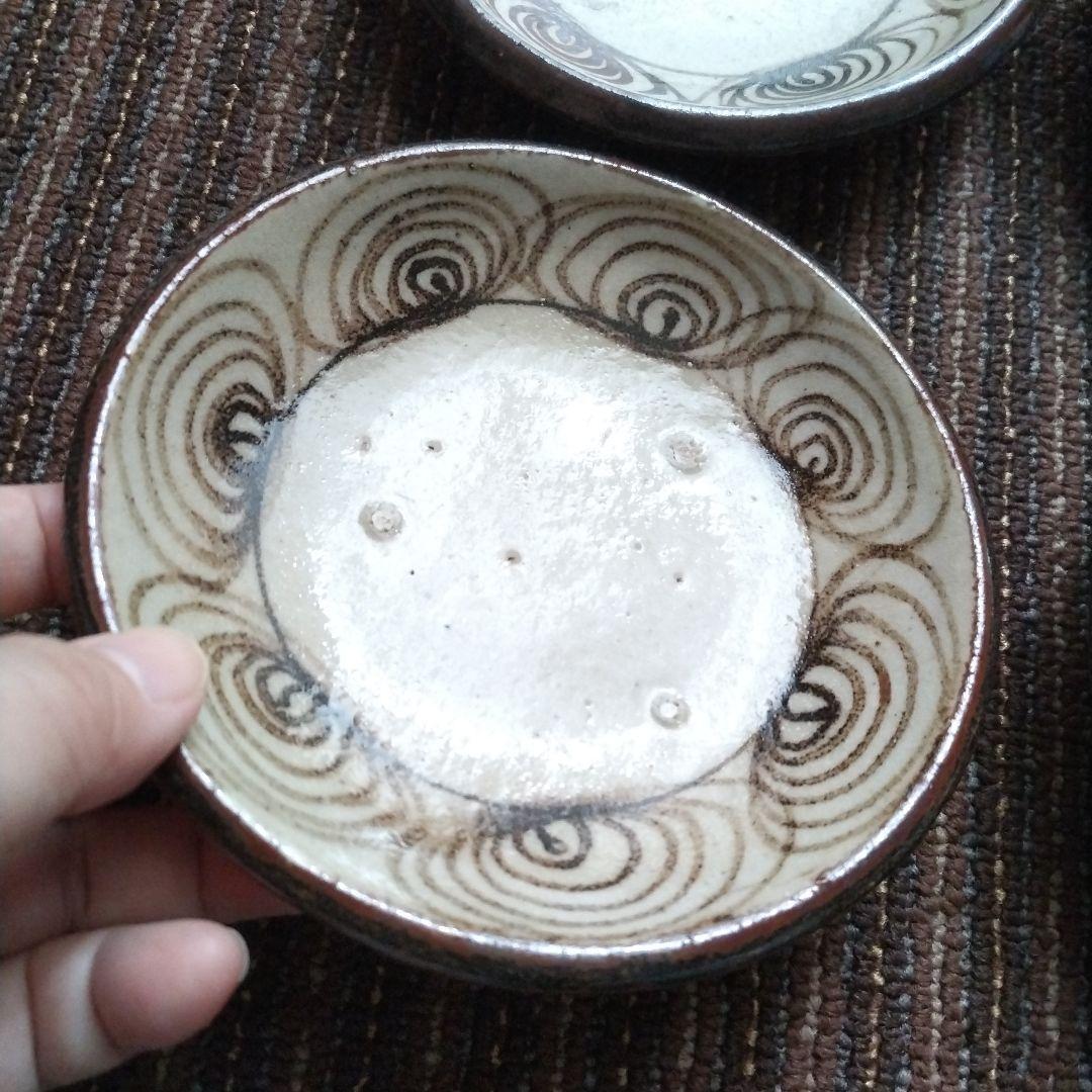 瀬戸　馬の目皿　銘々皿　14.5cm／5寸　５客セット