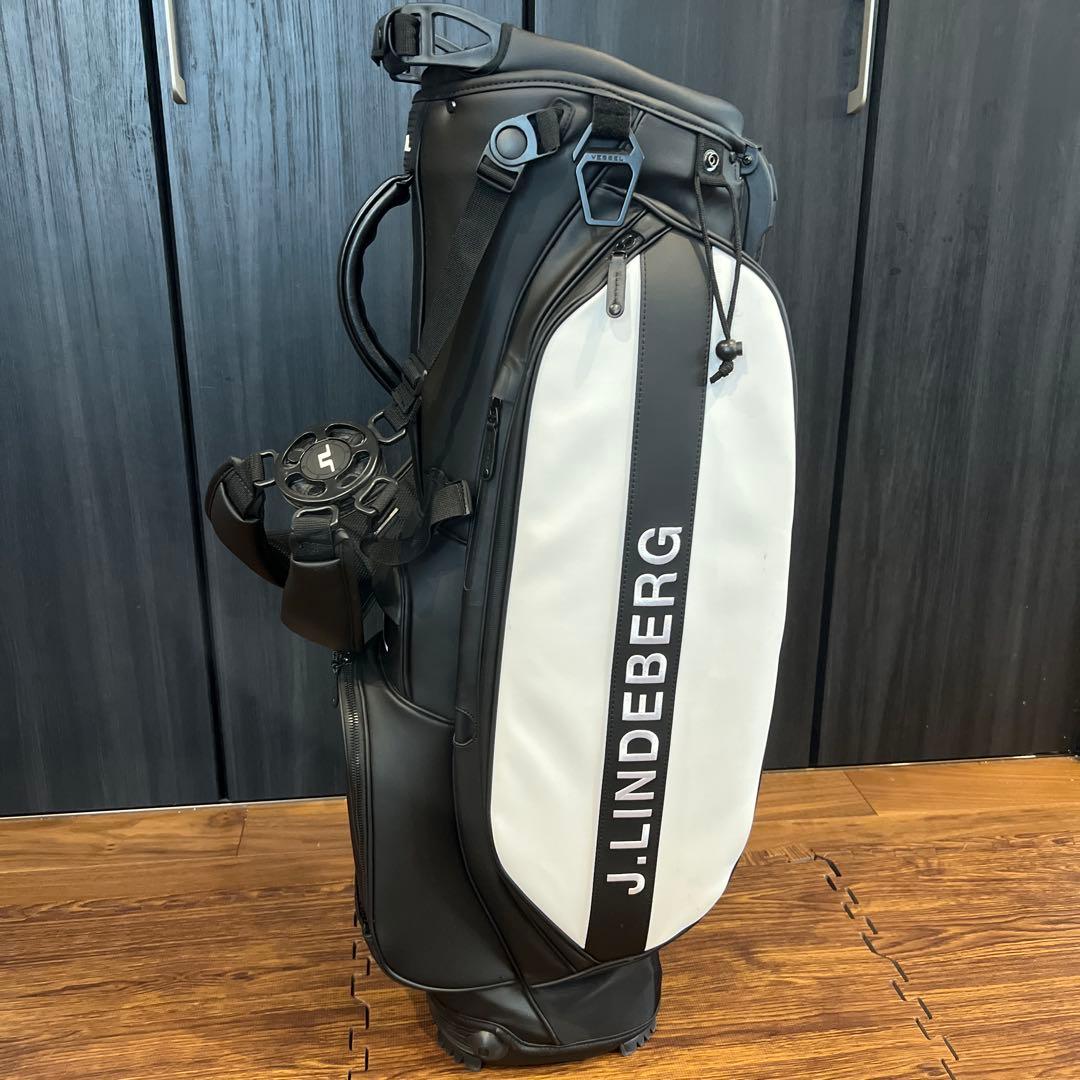 J.LINDEBERG キャディバッグ ベゼル　koh0704 J.LINDEBERG（ジェイリンドバーグ） × VESSEL ゴルフ シーズンプリント
