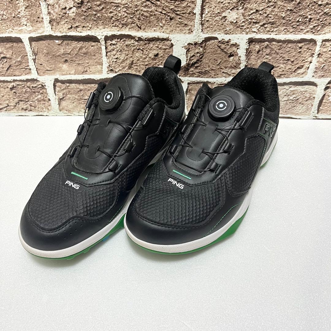 PING×BMZ コラボ BOAゴルフシューズ 25.5cm 黒 未使用に近い