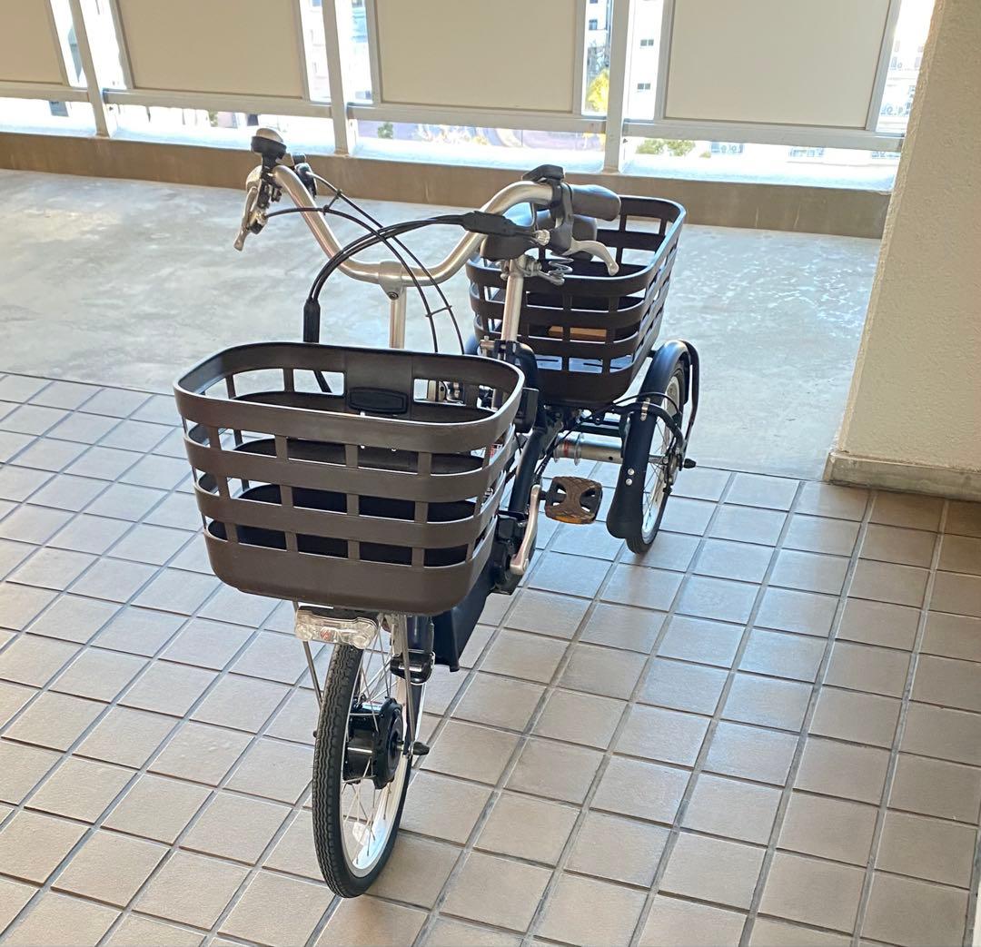 電動アシスト三輪車 手渡し限定 おまめさん専用 中古品、ブリヂストン
