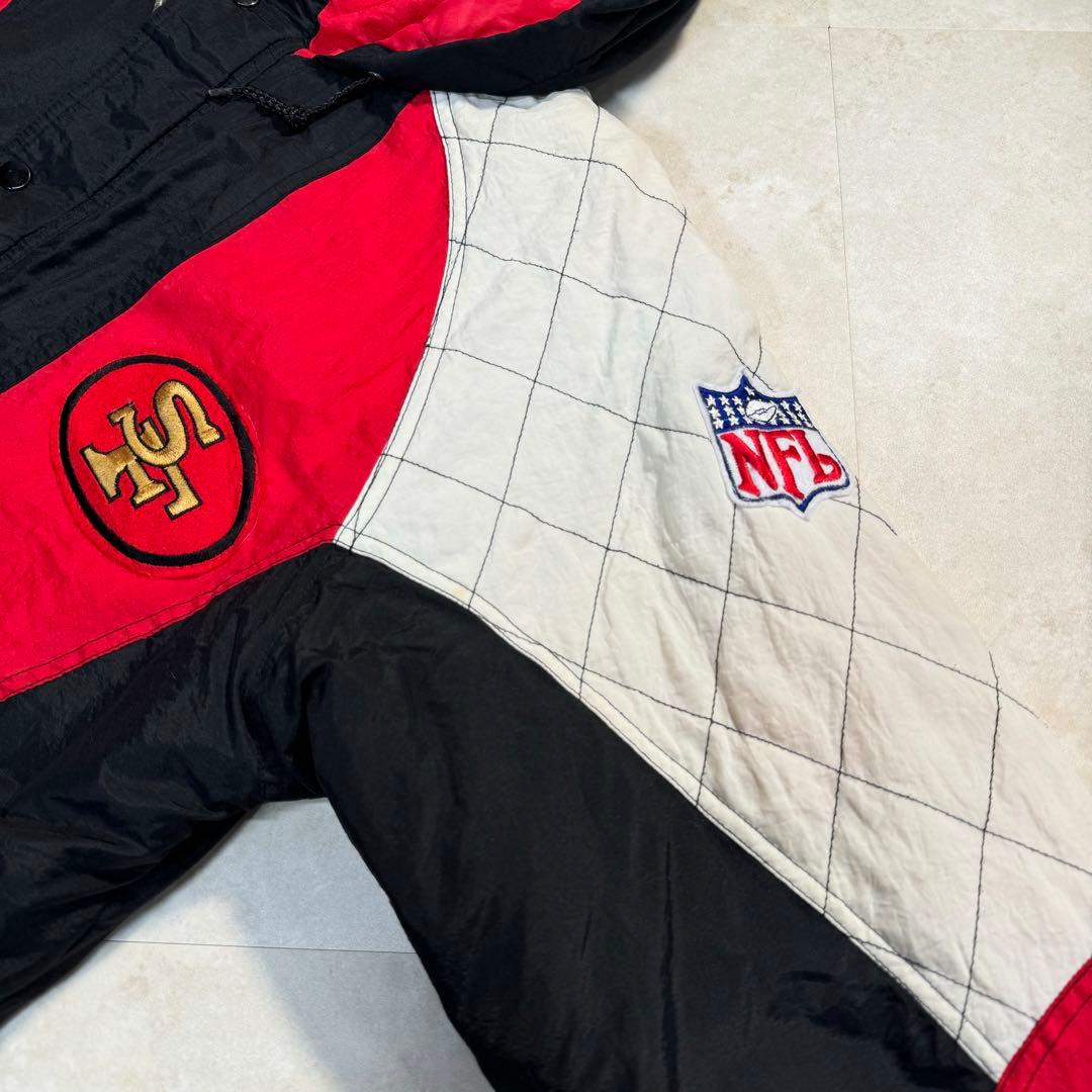 ビンテージ \"NFL\" SF キルティングジャケット M