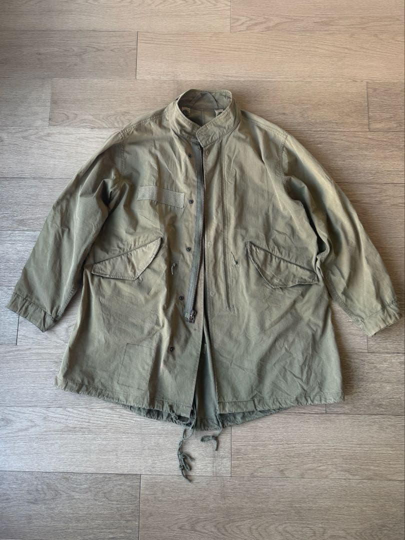 米軍実物 M-65フィッシュテールパーカー XS 70s TALONジッパー 70'S U.S ARMY M-65 Fish Tail Parka Full Set Aluminum Zipper XS 70