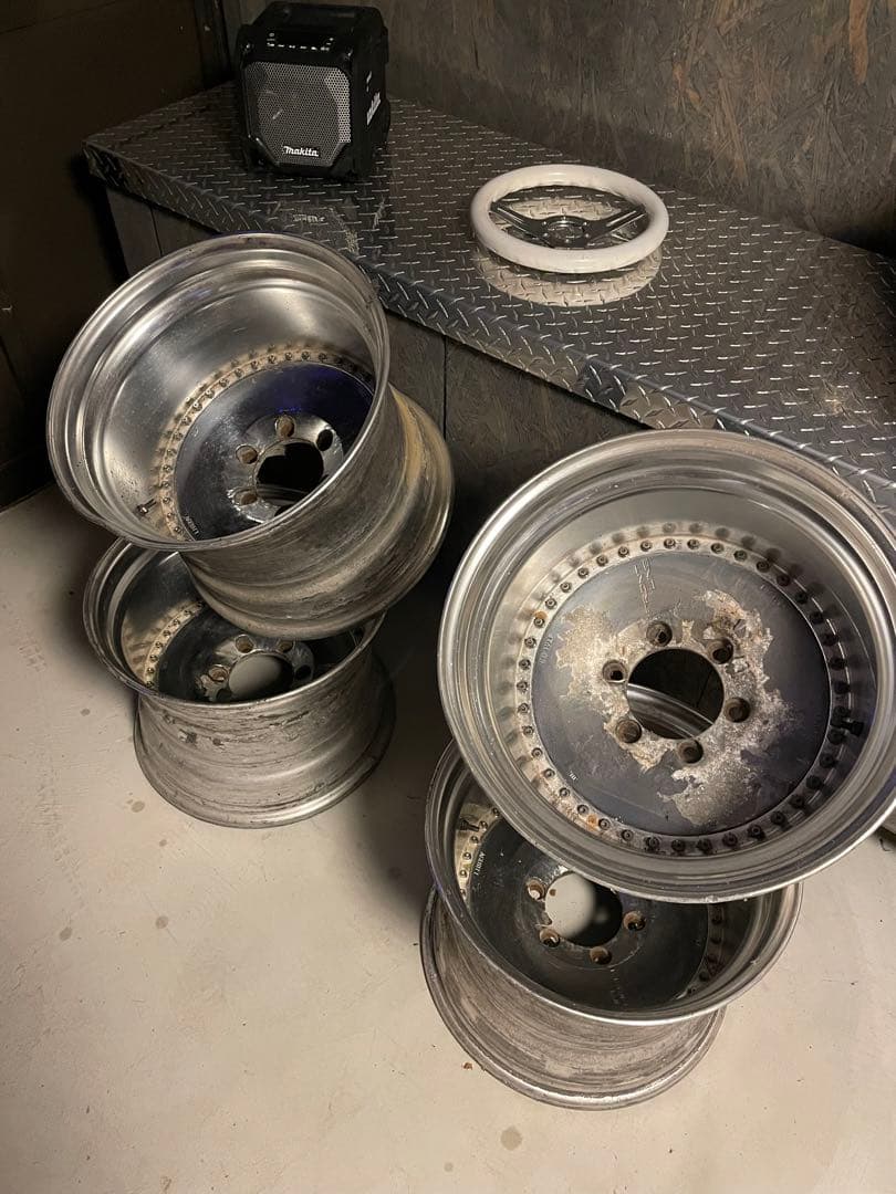 S*集様 フロントラインめっちゃ深リム13j？ランクル80 80系ランドクルーザー ワイド にブラッドレーV！FACE4 の深リム感も