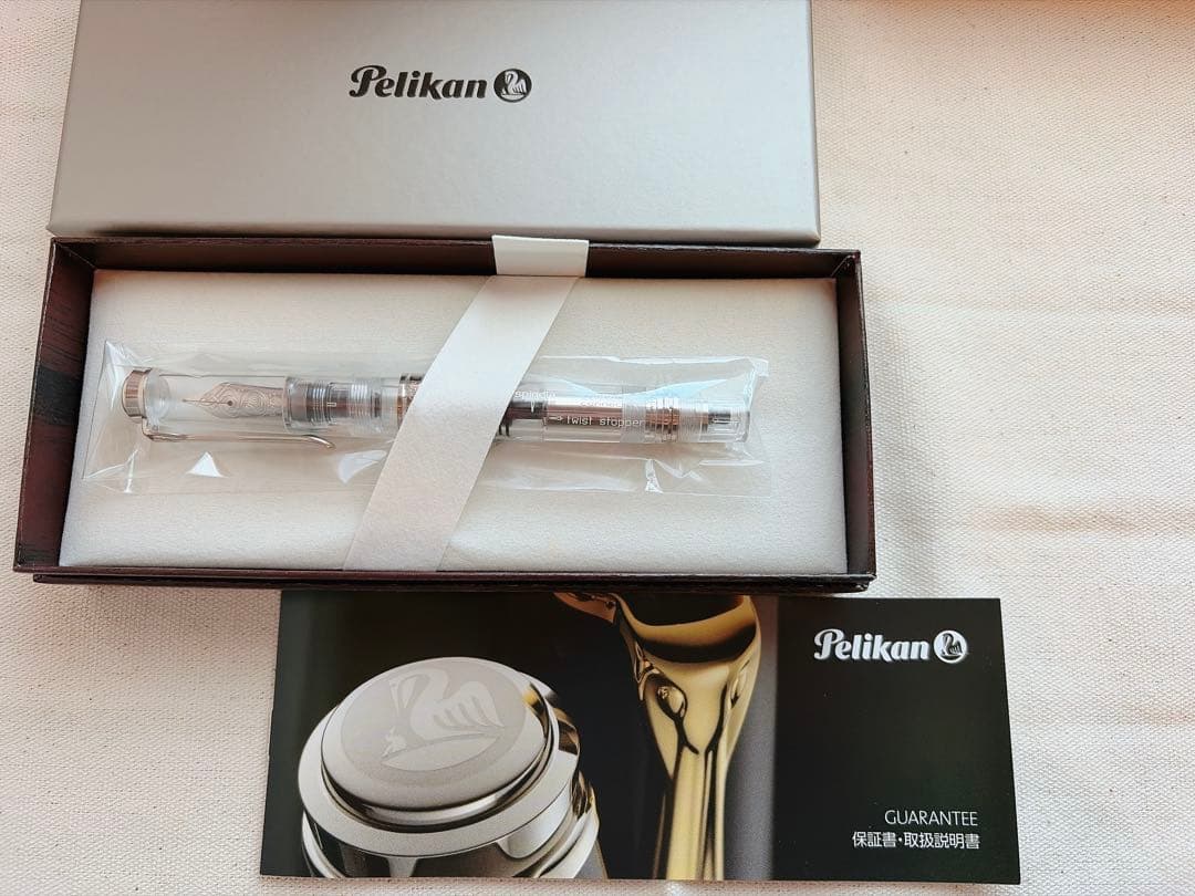 お値下げ不可 ペリカン 万年筆 M805 デモンストレーター 刻印 EF Pelikan ペリカン 万年筆 特別生産品 スーベレーン M805