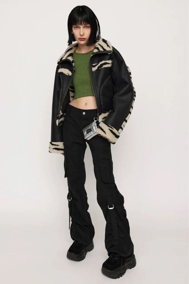 SLY L/W MILITARY FLARE パンツ L/W MILITARY FLARE PT ローウエスト ミリタリー フレアパンツ Y2K