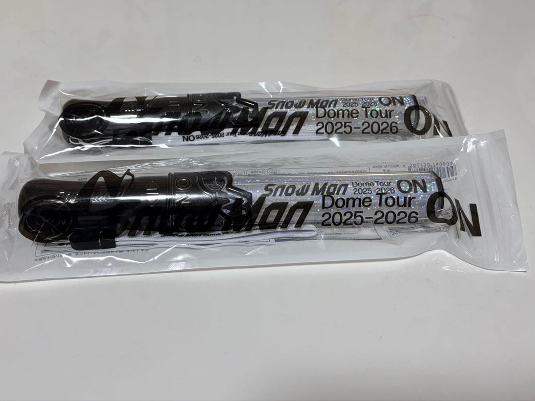 Snow Man Dome Tour 2025-2026 ペンライト 2本セット - メルカリ
