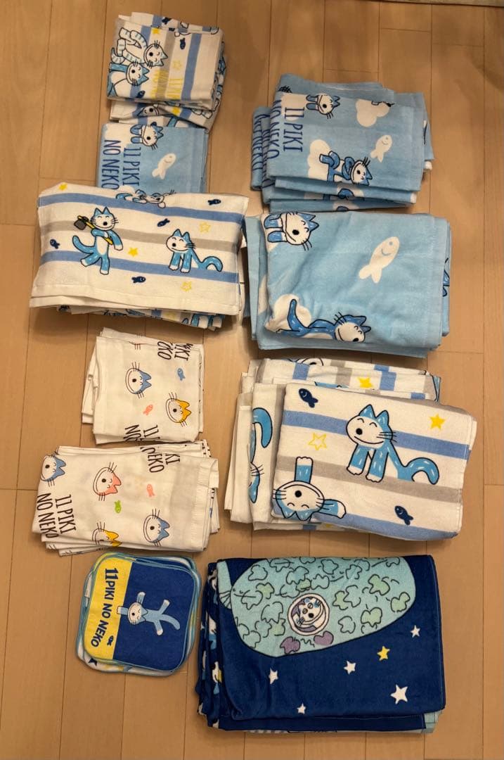 新品 11ぴきのねこ バスタオル ハンドタオルなどまとめ売り　バラ売り可能 Amazon.co.jp: 11ぴきのねこ バスタオル60×120cm 普通判 馬場のぼる