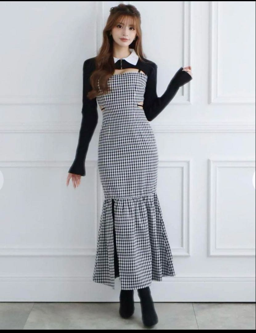 Randy Houndstooth ensemble セットアップ Sサイズ｜Randy
