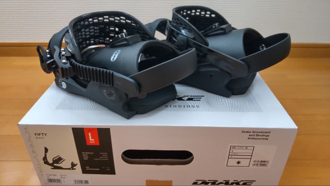Drake Fifty ビンディング Lサイズ ブラック | 激安通販のイーサプライ