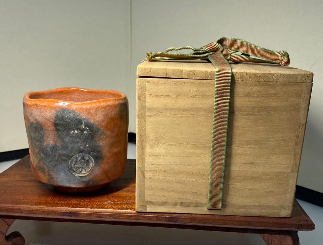 茶道具】祥悦造 赤茶碗3点まとめ売り（共箱）