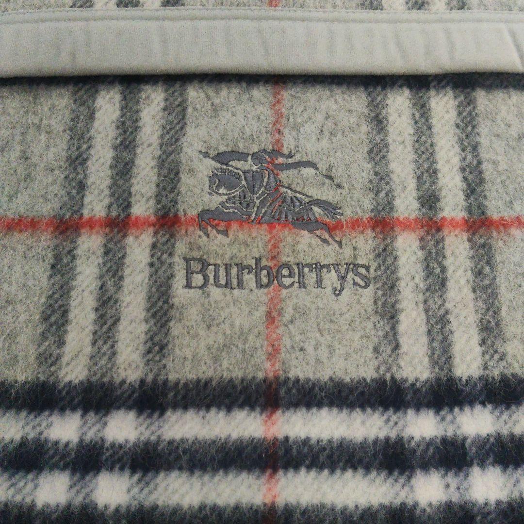 新品未使用 BURBERRYSノバチェック柄 ウール100％ 純毛毛布 西川産業