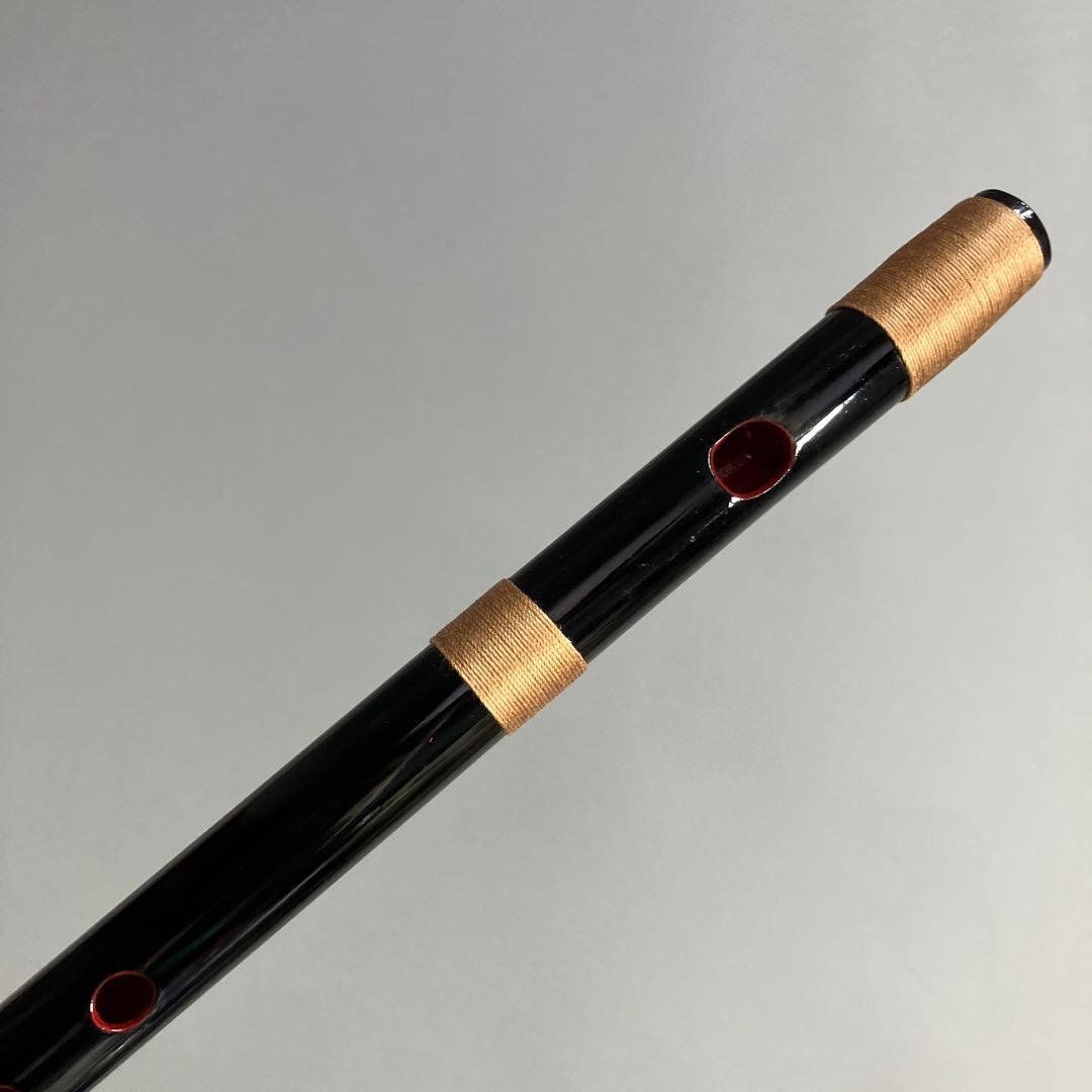 篠笛八本調子 C管】 唄物 ドレミ調 天地糸巻 西洋音階 竹笛 M8-294