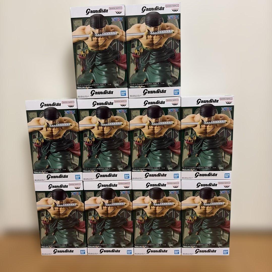 ワンピース Grandista-RORONOA ZORO Ⅱ- フィギュア10体-正規品 の人気商品