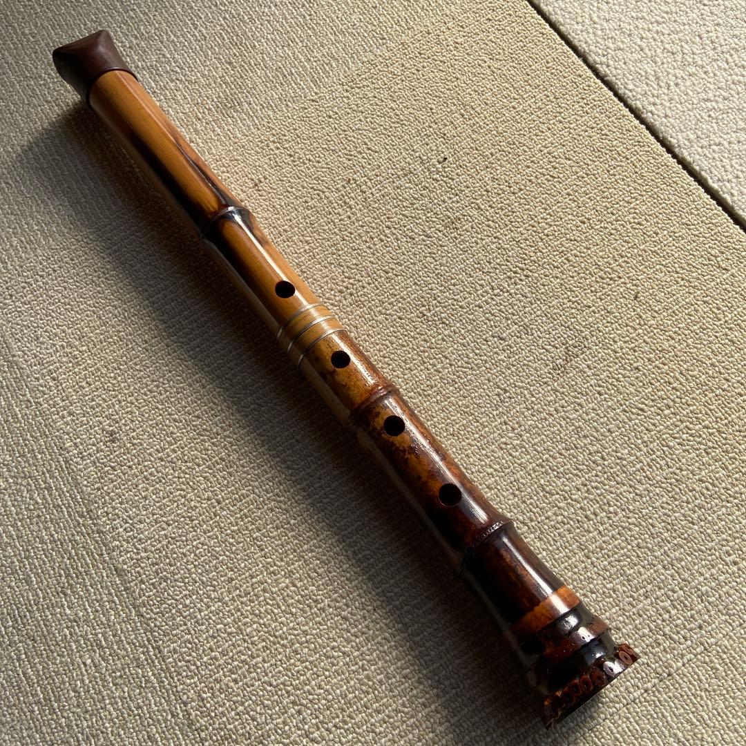 248⭐️尺八　一尺六寸管　眞山銘三印　188玉水銘一尺八寸管二本 248⭐️尺八 一尺六寸管 眞山銘三印 188玉水銘一尺八寸管二本 248