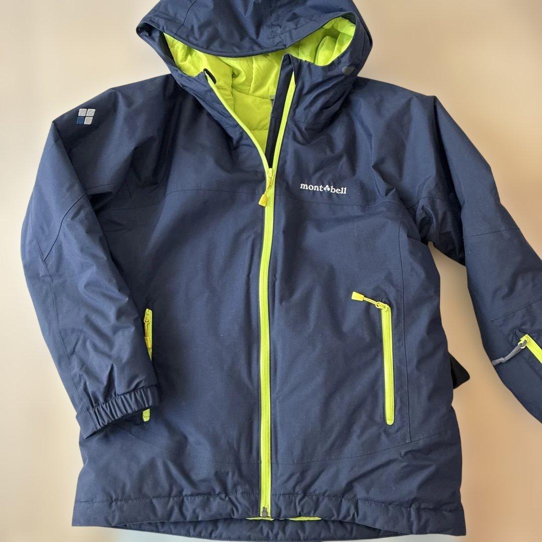 mont-bell 子供用スキーウェアセット 150 mont-bell 子ども用スキーウェア セット150