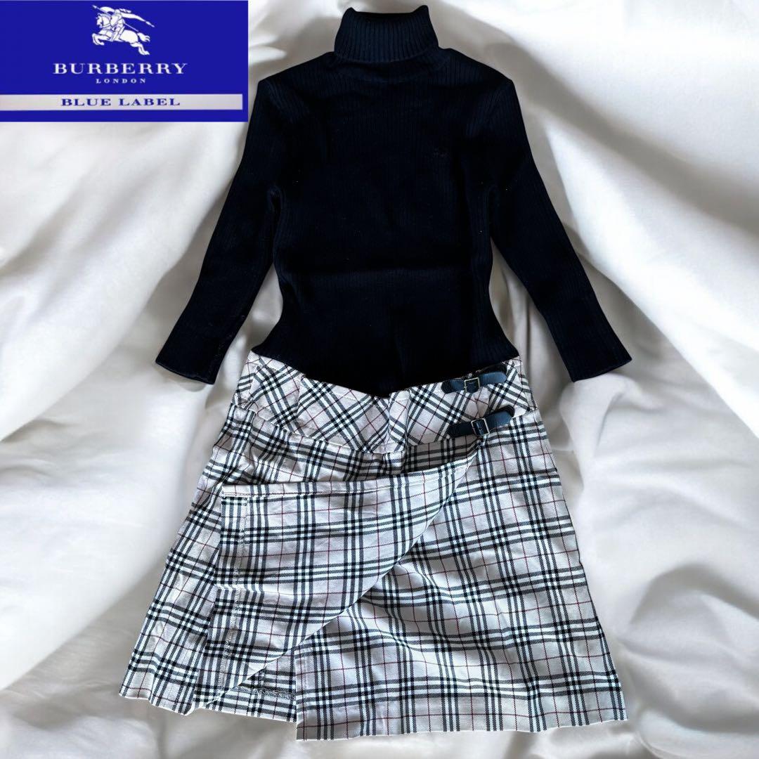 ✨希少✨バーバリーブルーレーベル ドッキングワンピース ノバチェック