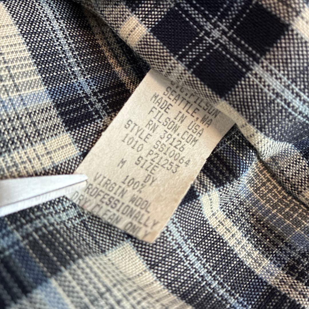 酢*様 USA製 フィルソン ウィップコード襟付きベスト M ウール