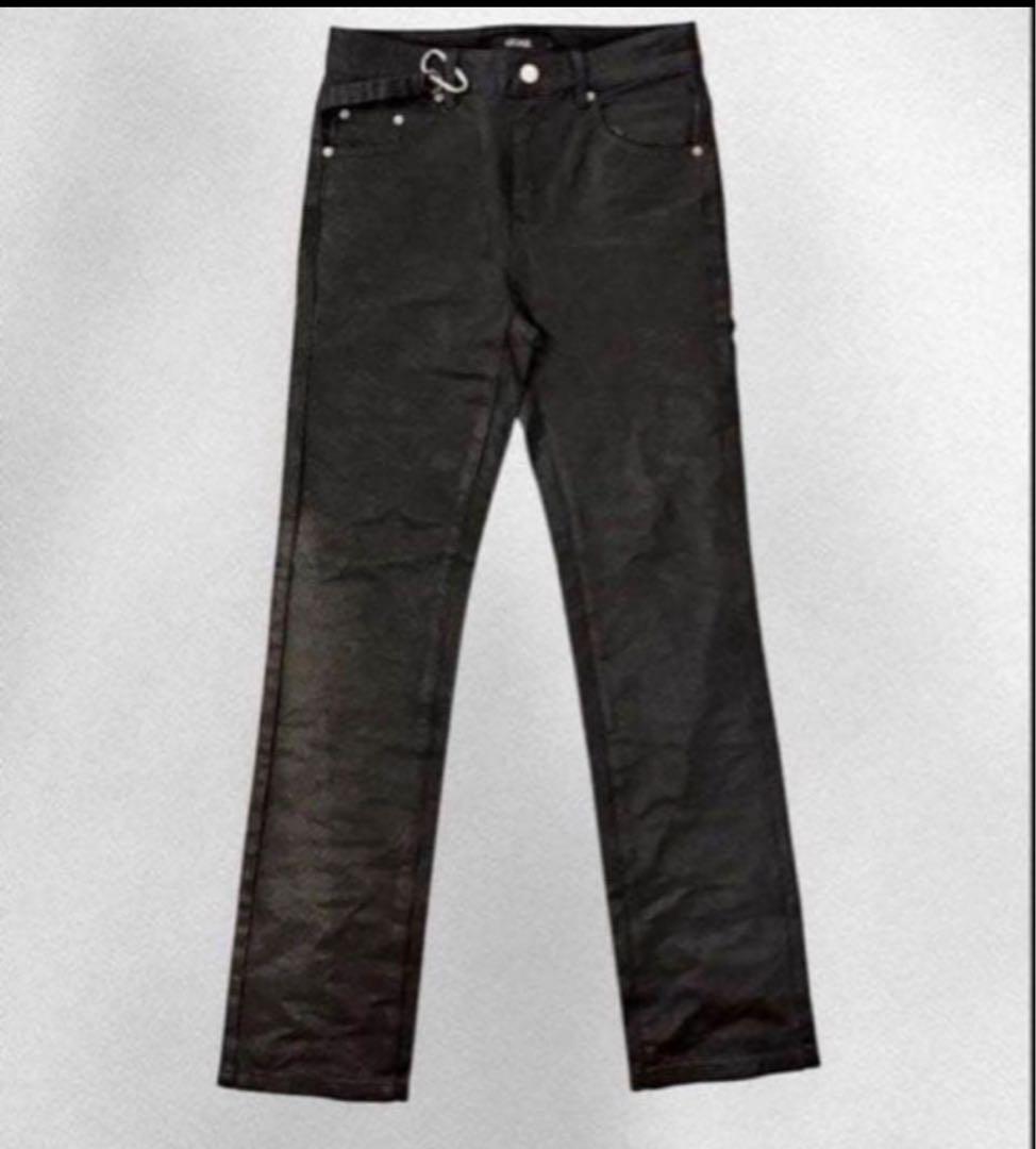 goar.archive STRAPPED STRAIGHT OIL PANTS パンツ