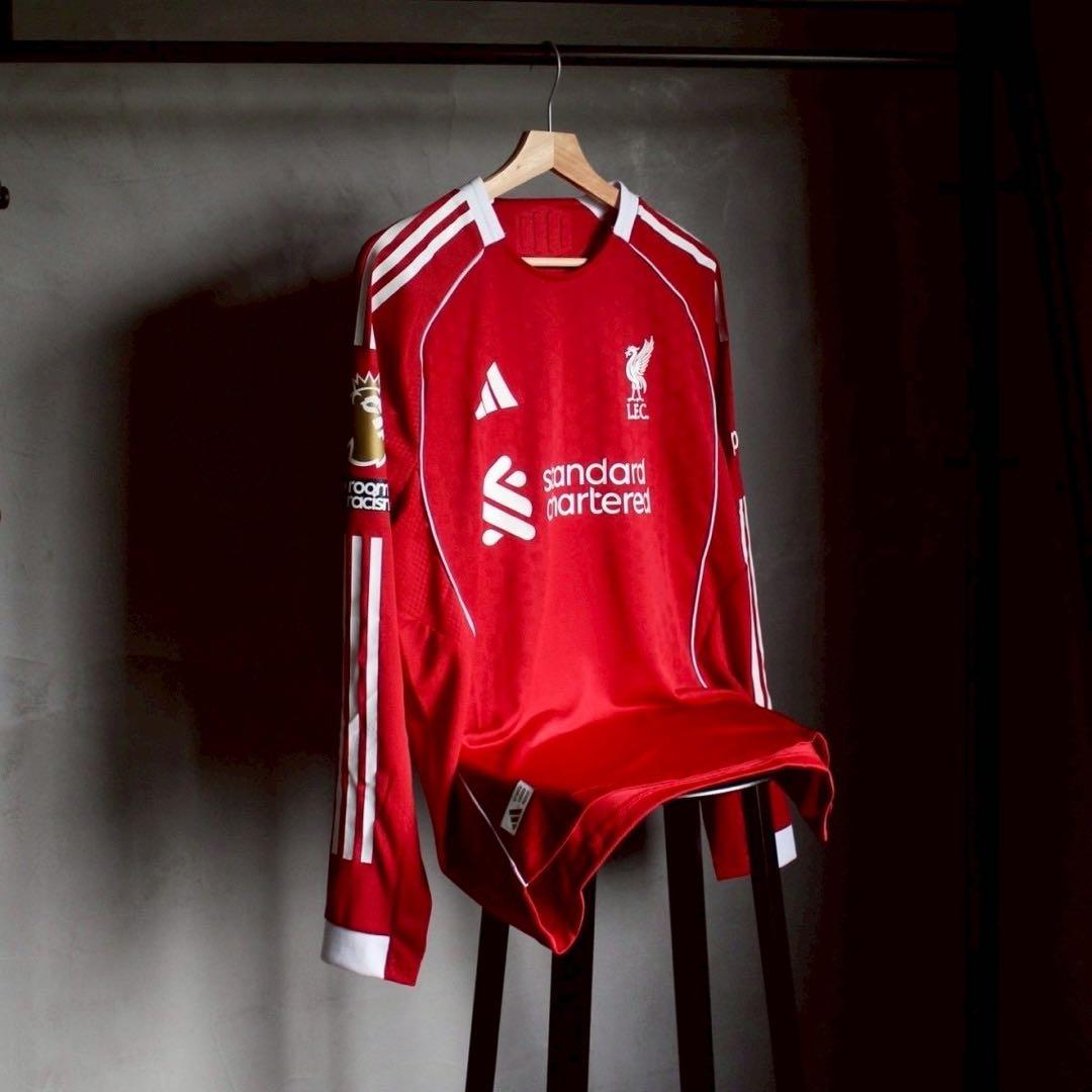 リバプール 25/26 ユニフォーム ホーム 長袖 オーセンティック