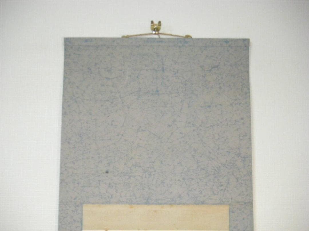 真作】掛軸 諏訪の鴨 逸品 O40