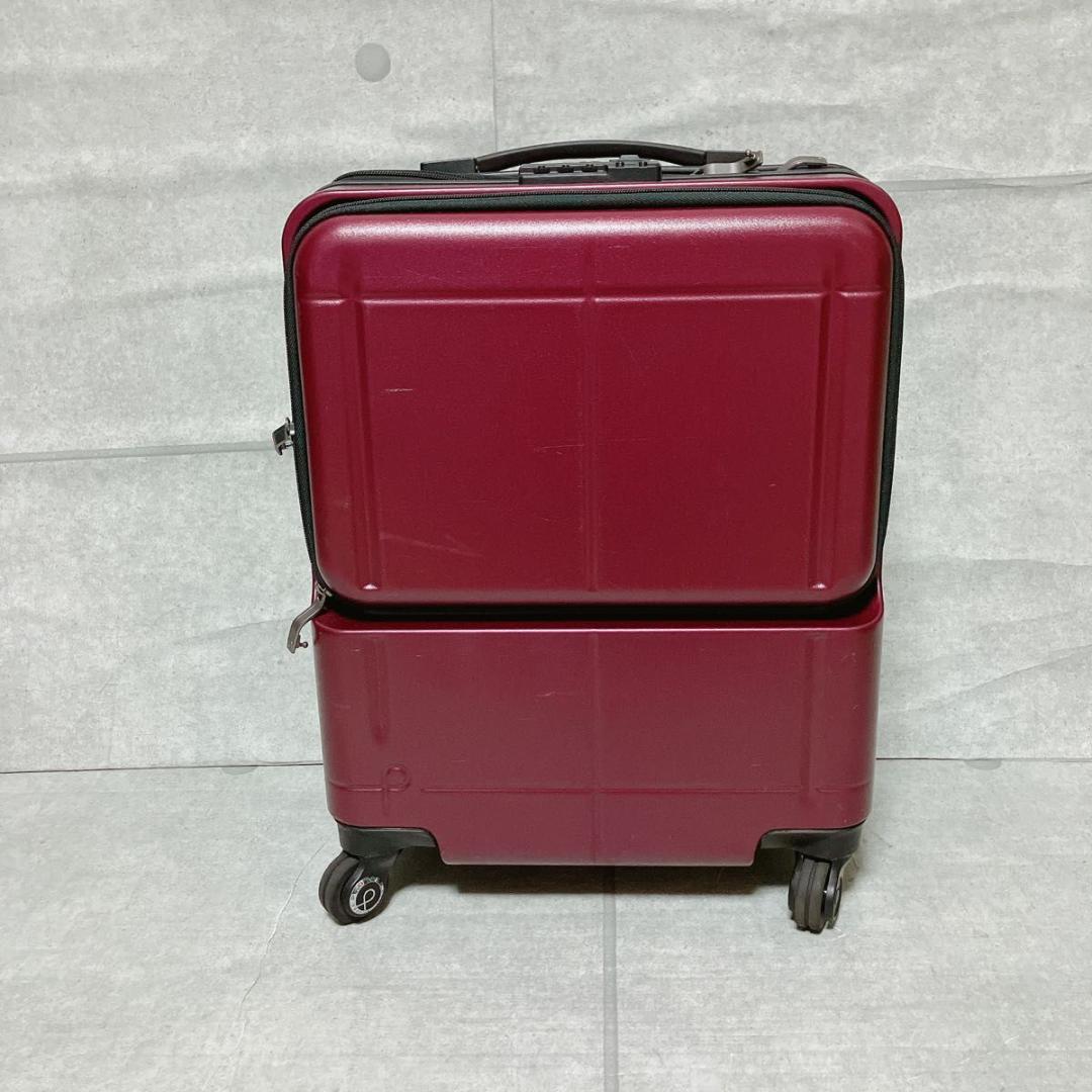 プロテカ マックスパスH2s スーツケース 40L ワインレッド 4輪