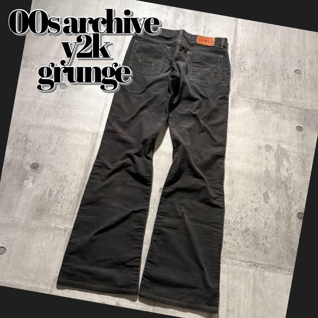 パンツ 00s edwin corduroy flare pants fade y2k 00s edwin corduroy flare pants fade y2k 00s edwin corduroy flare