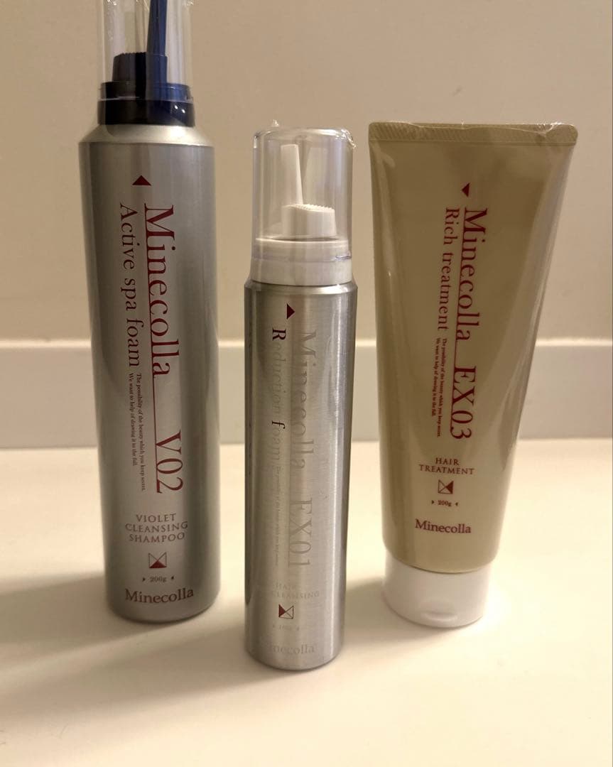 ミネコラ　シャンプー・トリートメント セット 楽天市場】【新品 セット売り】 ミネコラ リッチトリートメント 200g