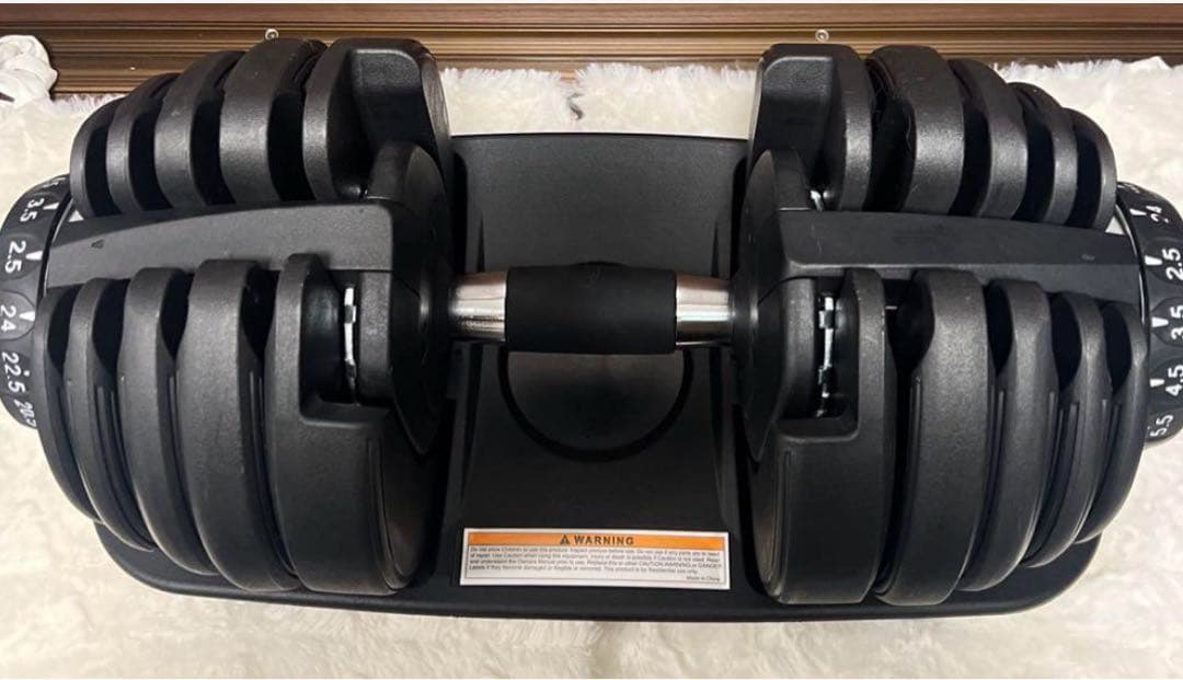 可変式ダンベル ダイヤル可変式ダンベル40kg2個セット 可変式ダンベル40kg2個