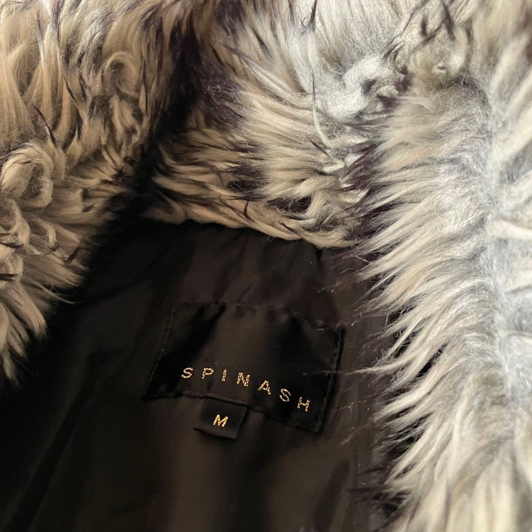 00s archive ファー光沢ライダースジャケット平成ギャル男ギミックy2k