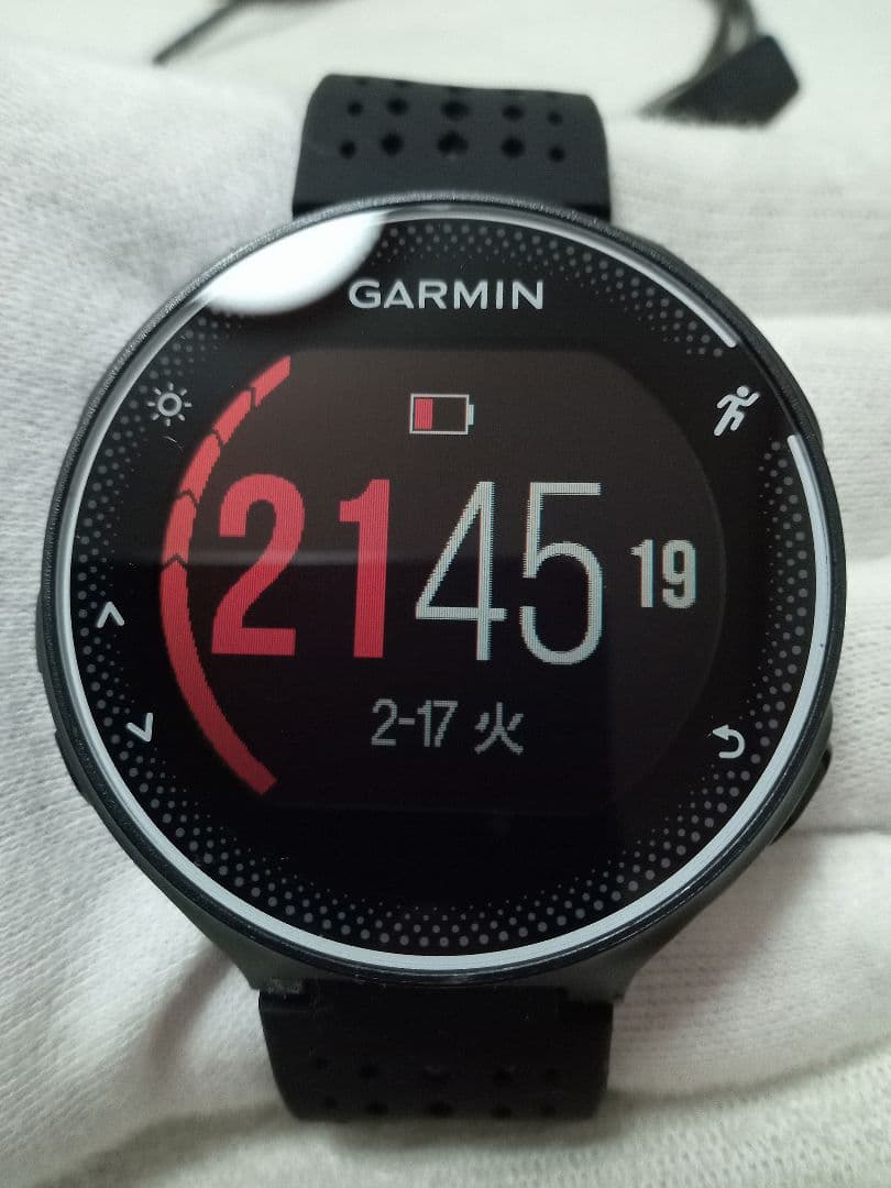 GARMIN ForeAthlete 230J スポーツ計測機能 ブラック 美品 - メルカリ
