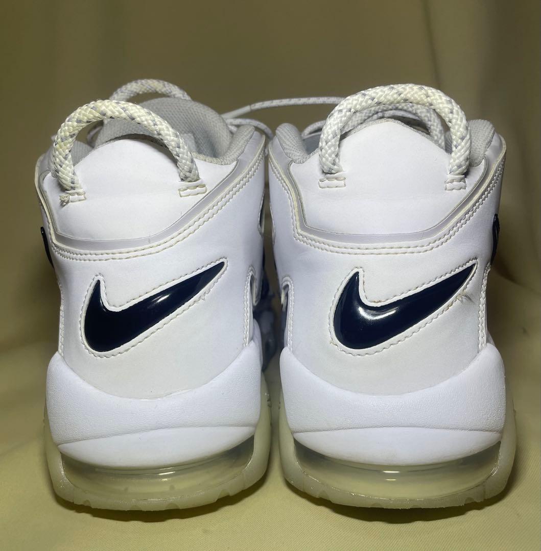 ナイキ　モアアップテンポ　コピーペースト　ホワイト　28.5cm 中古品