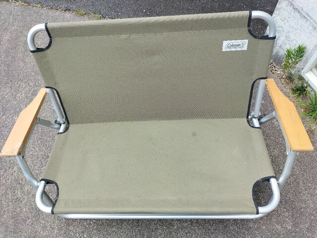 Coleman フォールディングベンチ2点 チェア1点 カーキ 3点セット
