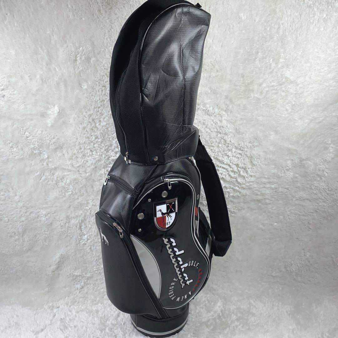 極上美品】adabat キャディーバック ブラック エナメル 5口