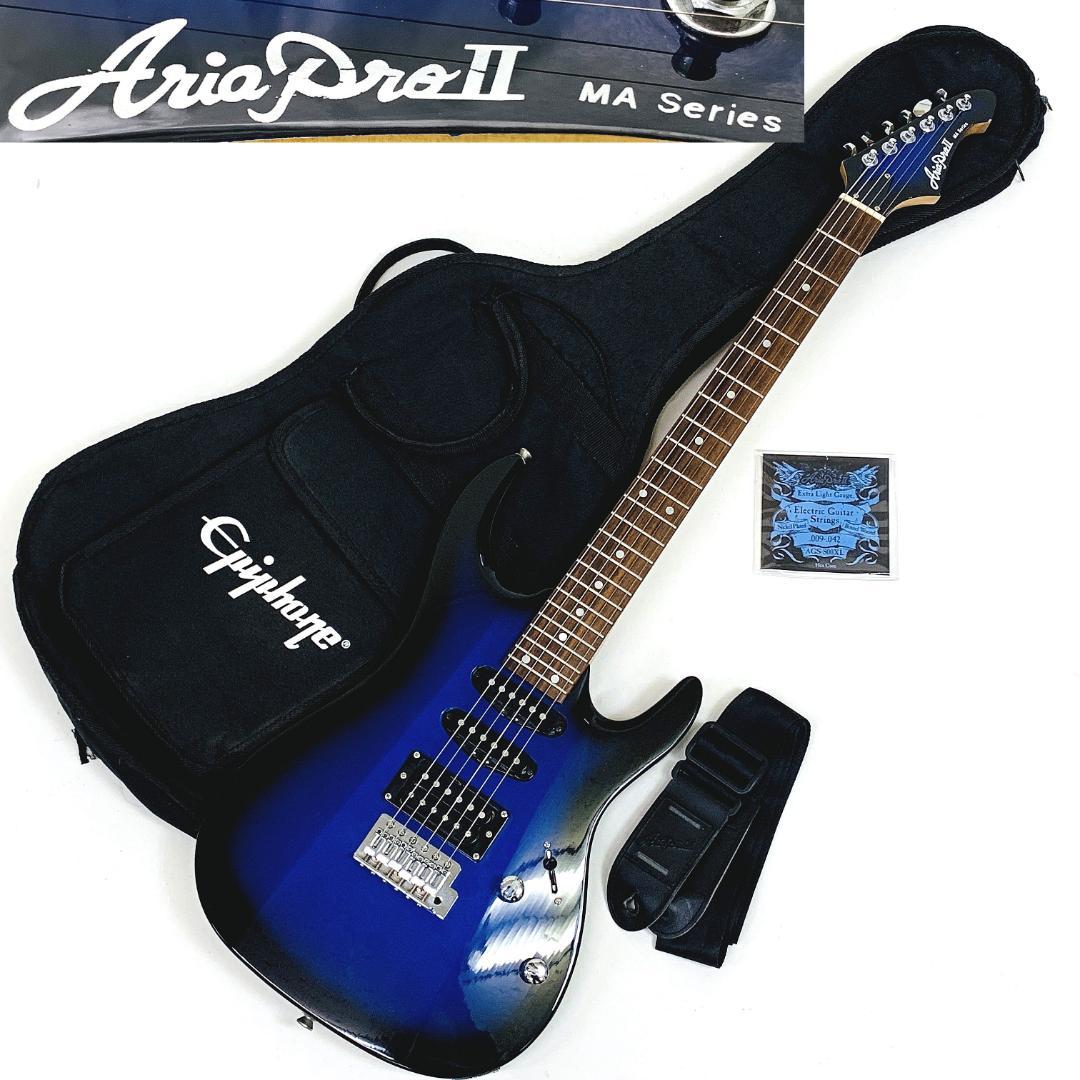 Aria proⅡ MA series ブルーバースト エレキギター【整備品】 Aria proⅡ MA series ブルーバースト エレキギター【整備品】 - メルカリ