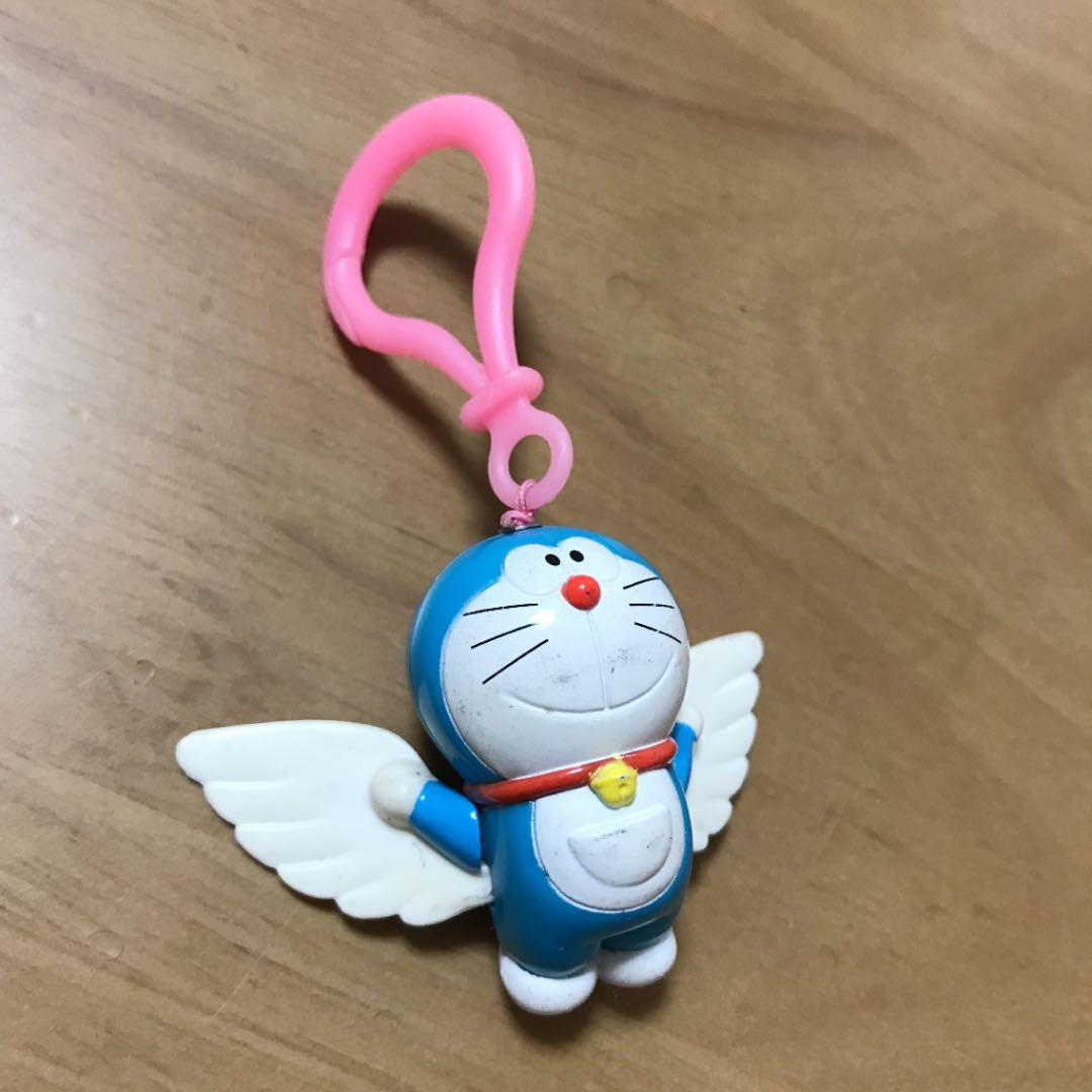 昭和レトロ】ドラえもん キーホルダー のび太と翼の勇者たち 公開記念