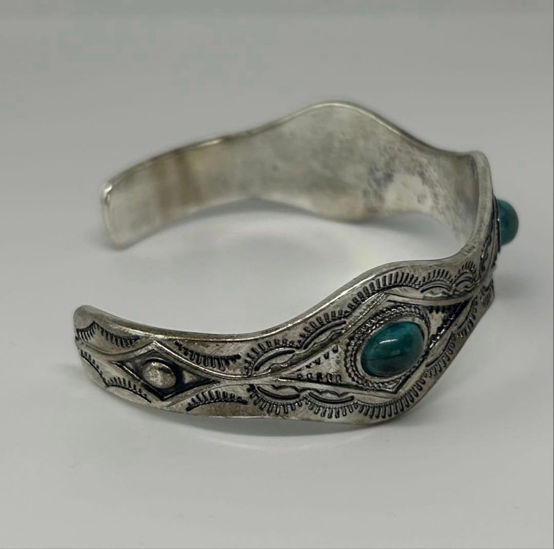 vintageインディアンジュエリー バングル ブレスレット ターコイズ