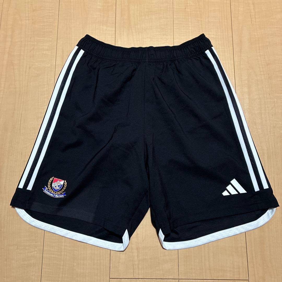 横浜F・マリノス adidas ハーフパンツ ブラック インナー付き - メルカリ