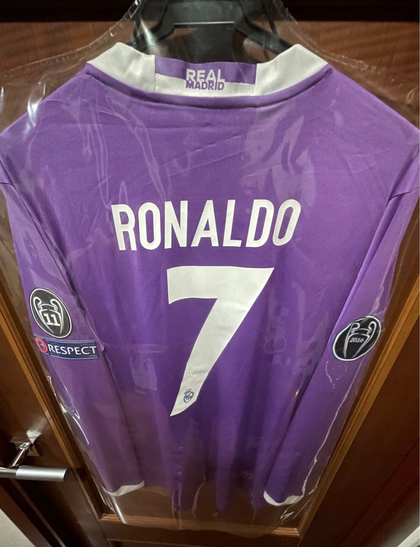長袖・貴重】16-17 CL決勝 ロナウド ユニフォーム レアルマドリード