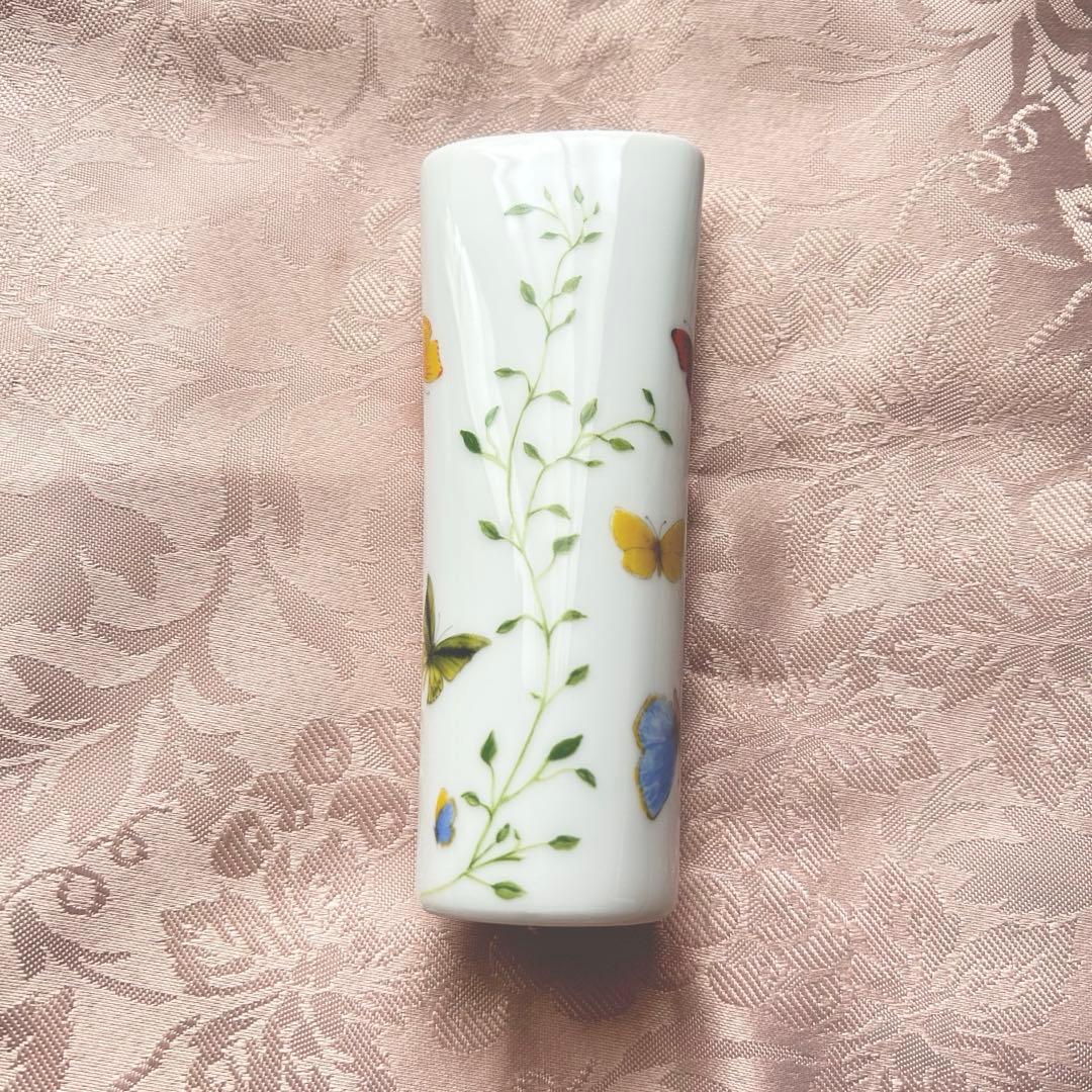レイノー リモージュ ヒストリー ナチュール 花瓶 一輪挿し RAYNAUD 蝶