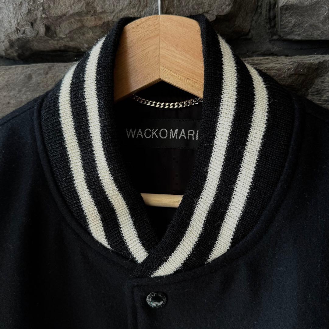 ワコマリア2024FWレザーバーシティジャケットTYPE-2WACKOMARIA - メルカリ