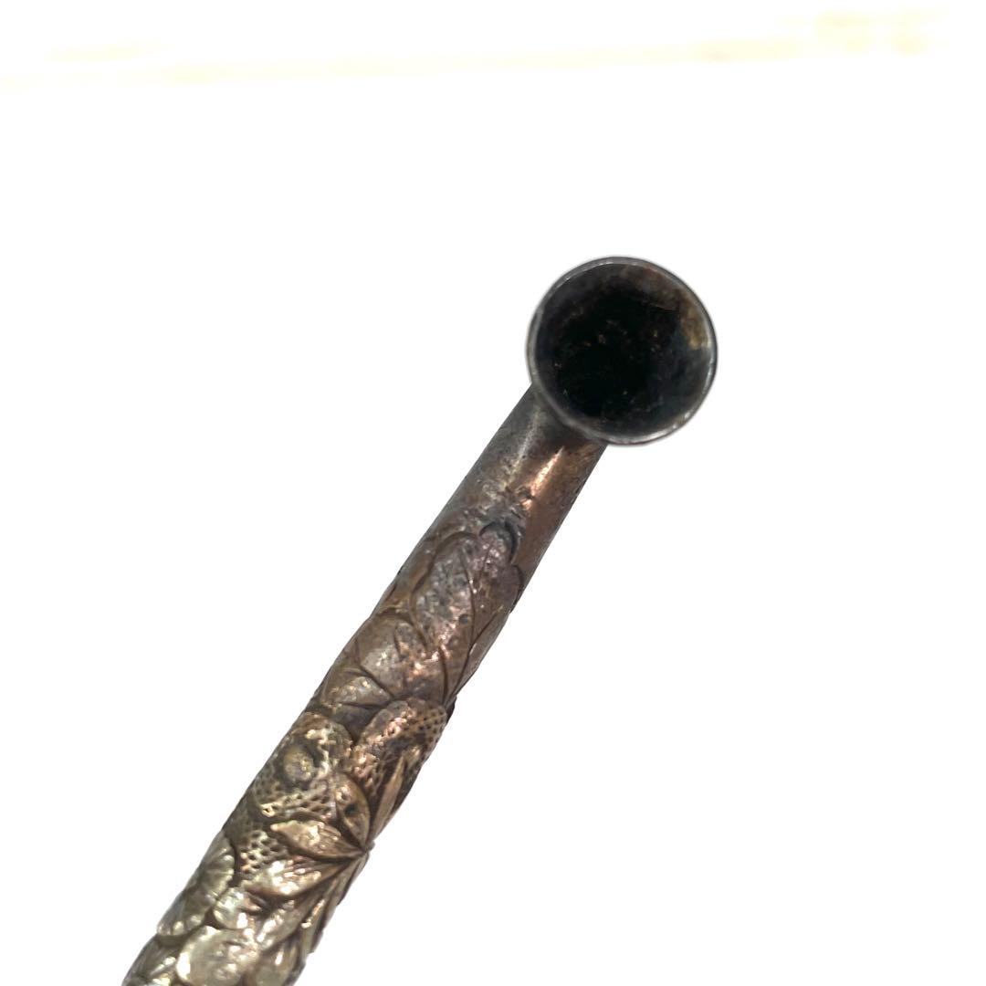 キセル煙管 喫煙具 煙草 革製 希少アンティーク パイプ レトロ コレク