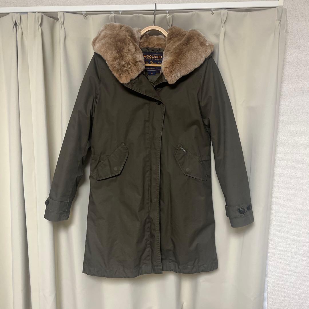 美品】woolrich モッズコート ラビットファー ウールリッチ - メルカリ