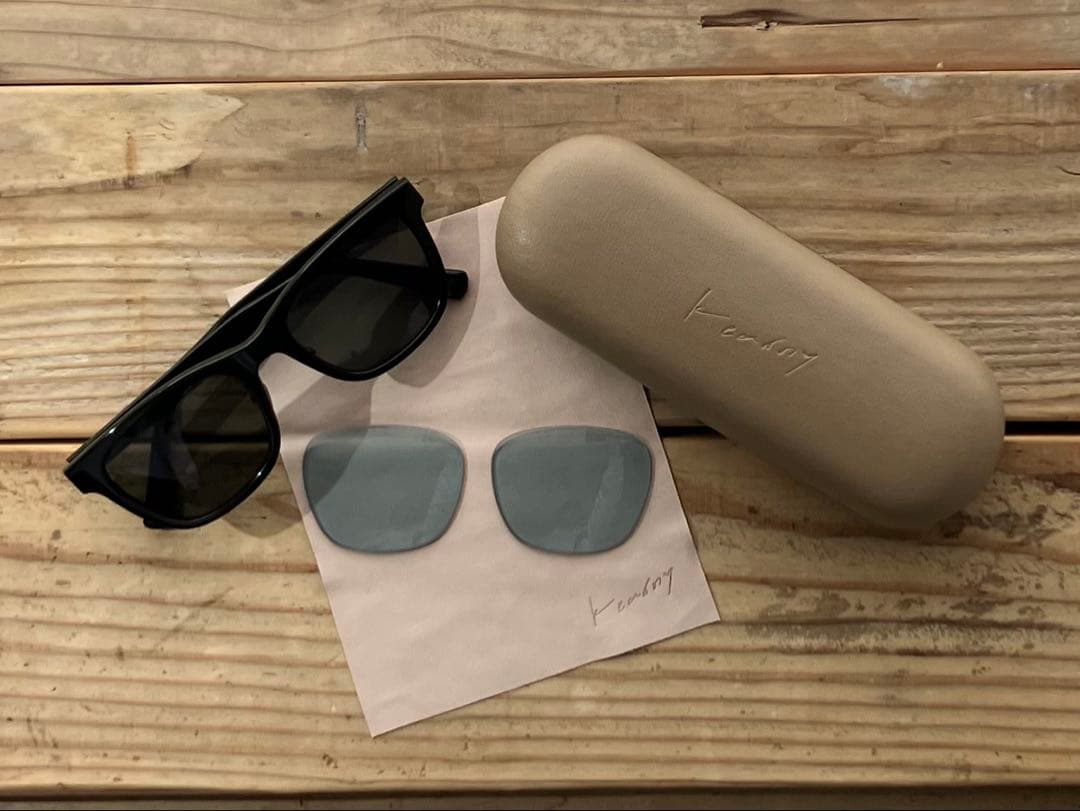 Kearny サングラス Drew / ケース付 グリーンブラック