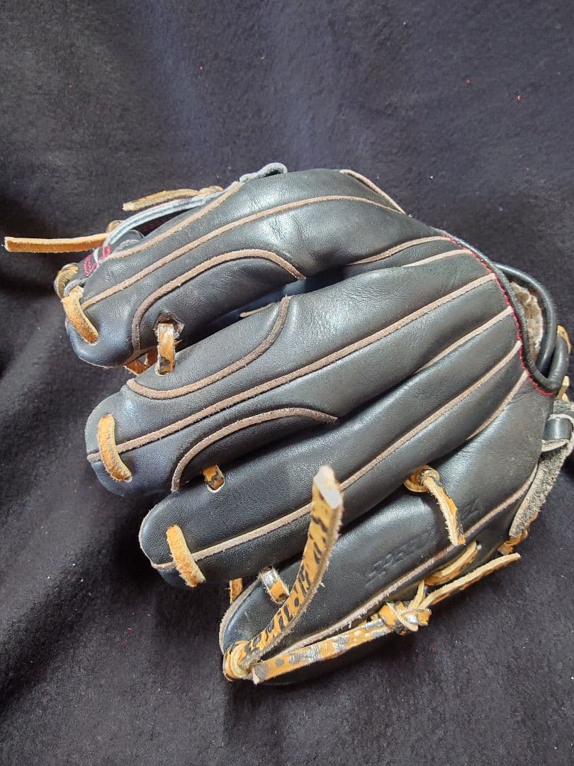 《中古》アシックスゴールドステージ軟式用 BGRFJ-S ヒョウ柄ギャル仕様