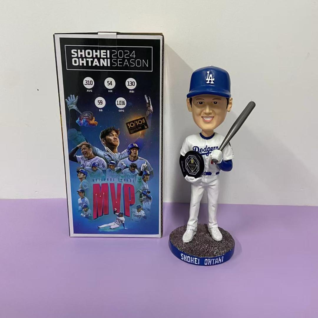 激レア大谷翔平シルバーバットボブルヘッドMVP ドジャース来場者限定