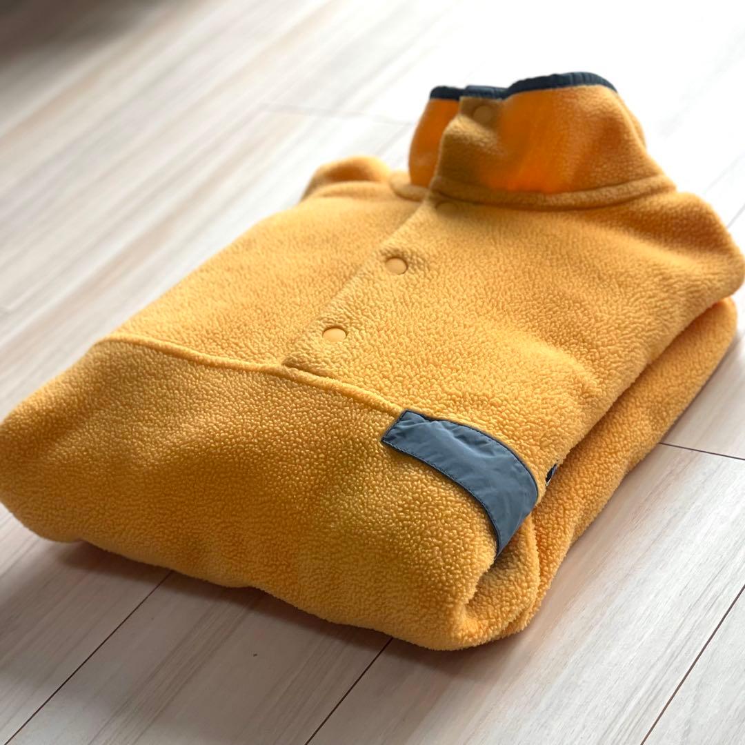 激レア！イエロー！極上◎！97年製パタゴニア シンチラスナップT L USA